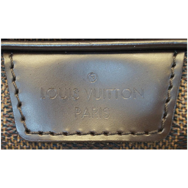 engraved logo lv Rivington PM Damier Ebene Bag