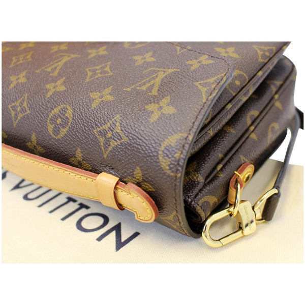 LOUIS VUITTON Metis Pochette Monogram Canvas Crossbody Bag Brown