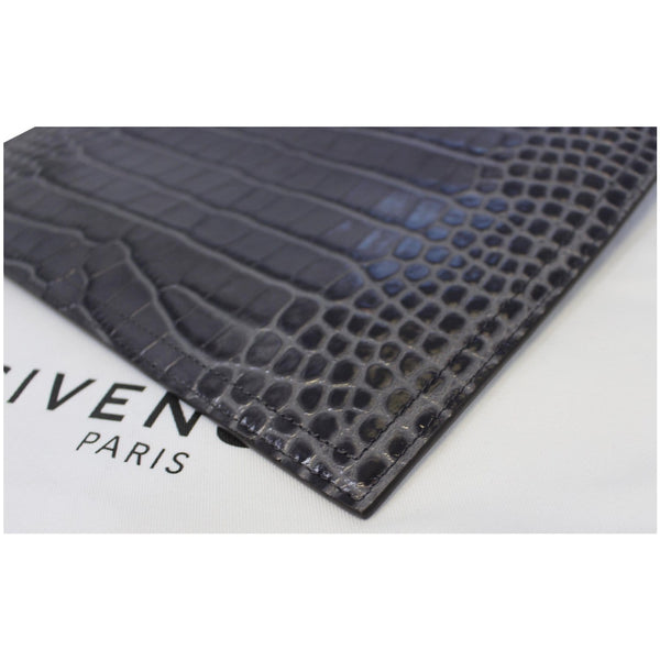 GIVENCHY Medium Antigona Croc Embossed Leather Pouch Grey - 25% OFF