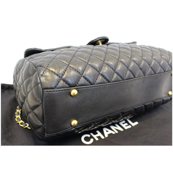 CHANEL Large Shopping Flap Shoulder Bag Black-US