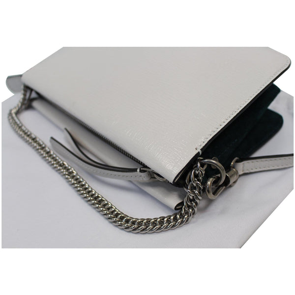 GIVENCHY Cross3 Two Tone Textured Leather Crossbody Bag White - Last Call