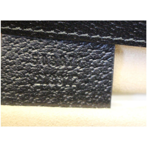 GUCCI Ophidia Small Web Calfskin Shoulder Bag Black 503877