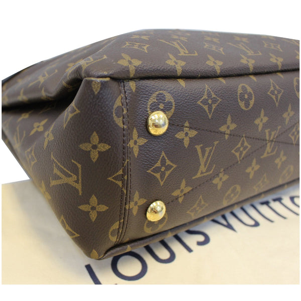 Brass Studs lv Pallas Chain Shopper Bag Monogram Canvas