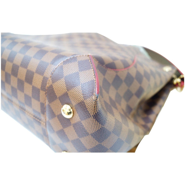 LOUIS VUITTON Caissa Damier Ebene Hobo Bag Brown-US