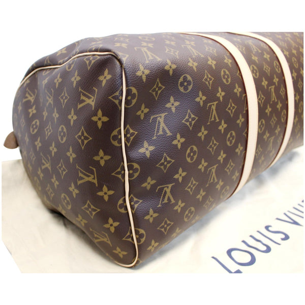 Louis Vuitton Keepall 55 Monogram Canvas Bostan Bag side view