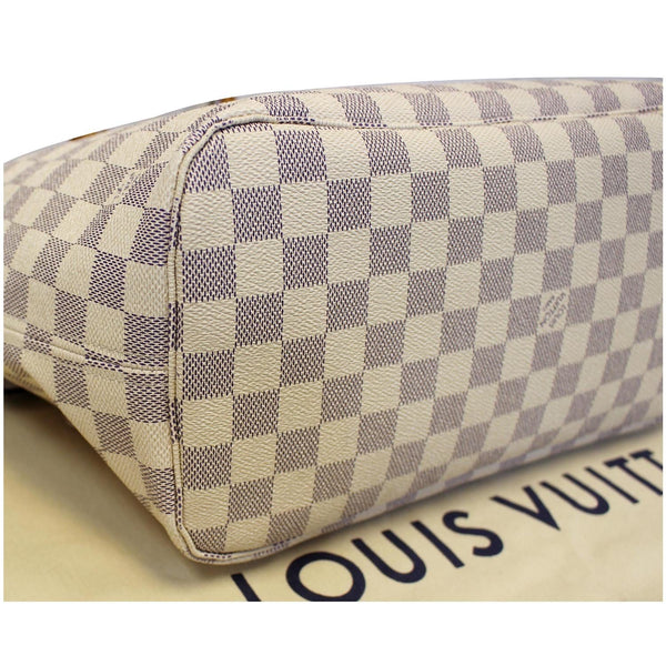 LOUIS VUITTON Neverfull MM Damier Azur Tote Shoulder Bag-US