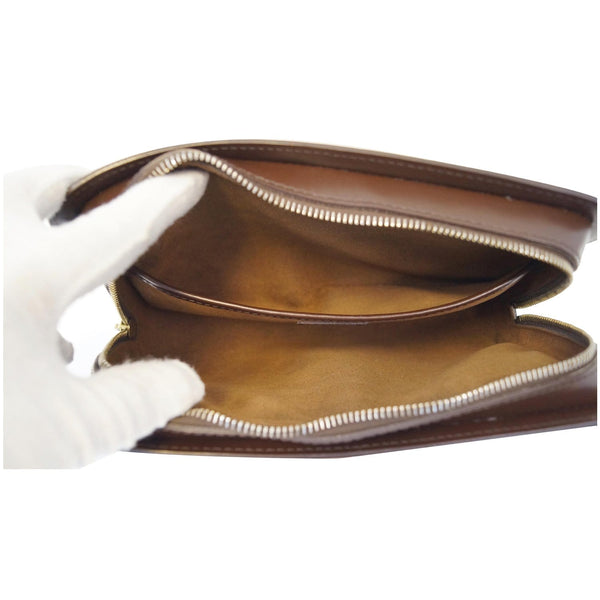 Louis Vuitton Saint Louis Damier Ebene Clutch Interior