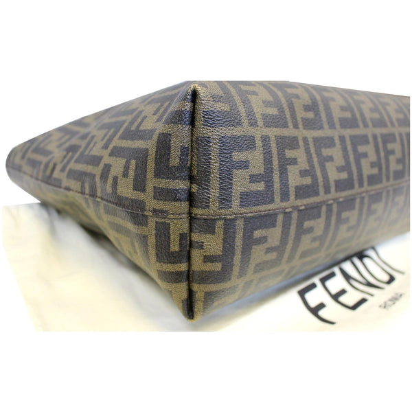 Fendi Zucca Print Canvas Small Roll tote bag - bottom view