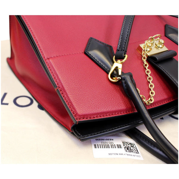 lv Cour Marly MM Calfskin Leather Shoulder Bag