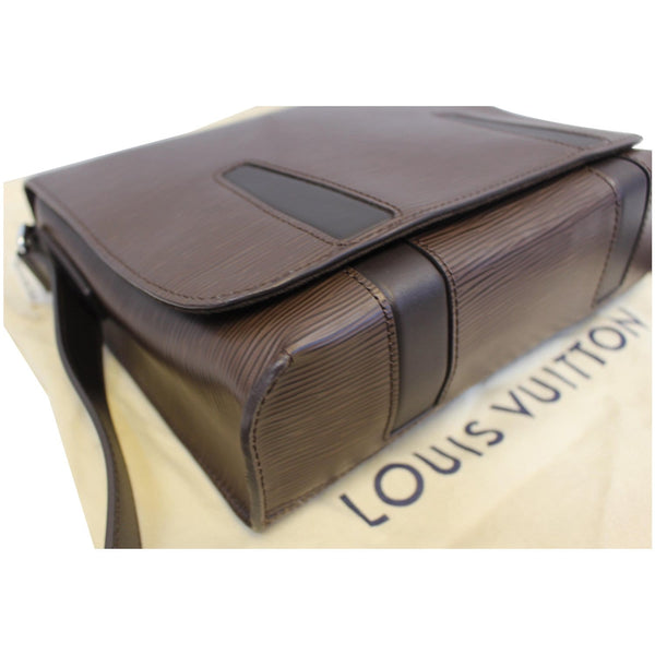 LV Harington PM Epi Leather Messenger Tote corner