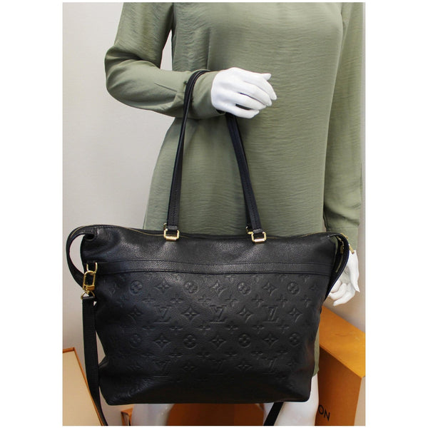 LOUIS VUITTON Boetie Monogram Empreinte Shoulder Bag Noir