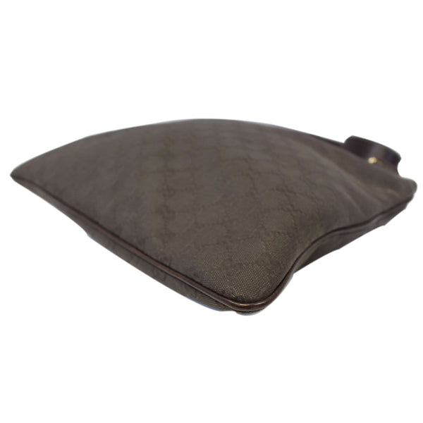 GUCCI GG Canvas Dark Brown Messenger Crossbody Bag-US