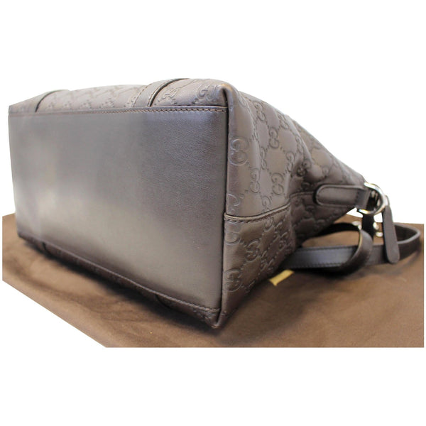 GUCCI Dark Brown Leather Shoulder Bag 341503-US