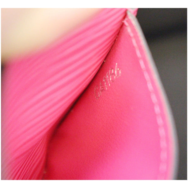 Louis Vuitton Sarah Epi Leather Wallet Pink