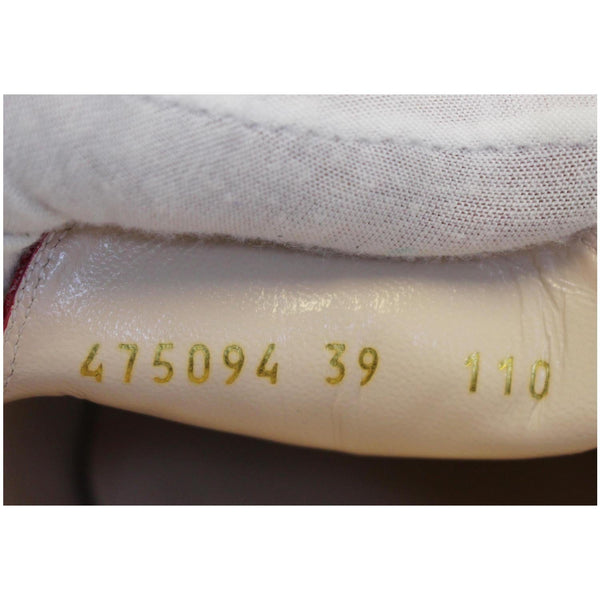 GUCCI Princetown GG Canvas Horsebit Slippers Red US 9