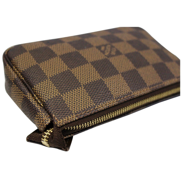 LOUIS VUITTON Mini Pochette Damier Ebene Accessoires Pouch-US
