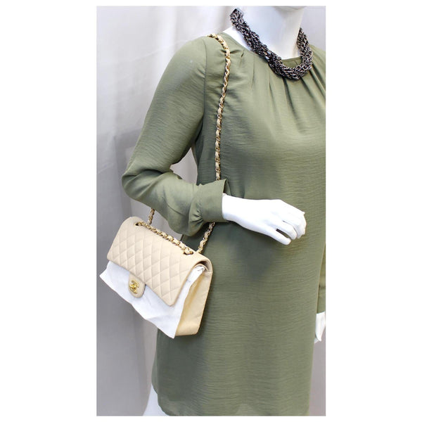 CHANEL Classic Medium Double Flap Shoulder Bag-US