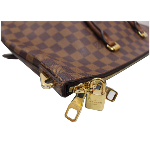 LOUIS VUITTON Belmont Damier Ebene Shoulder Bag Brown