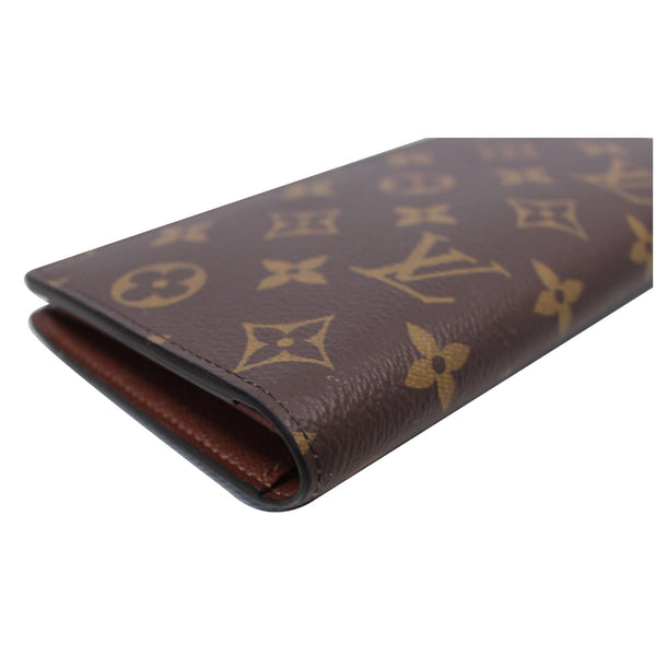 Louis Vuitton Brazza Wallet Monogram Canvas Brown leather