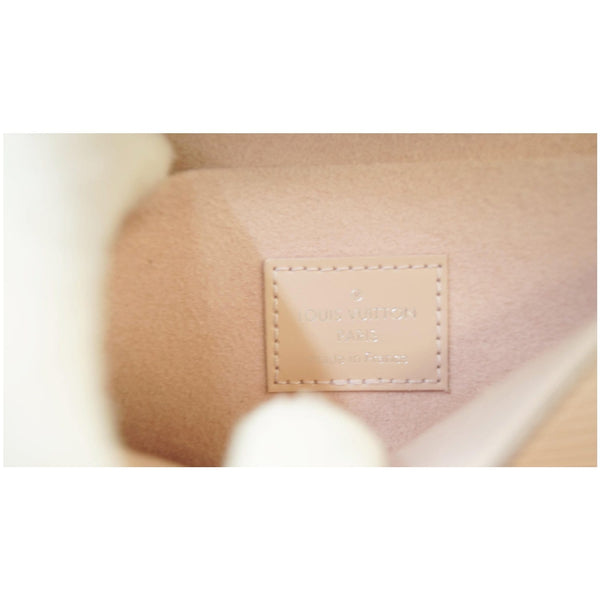 Louis Vuitton Pochette Felicie Epi Leather Tote brand tag