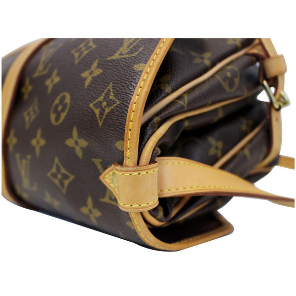LOUIS VUITTON Saumur 30 Monogram Canvas Shoulder Bag Brown-US