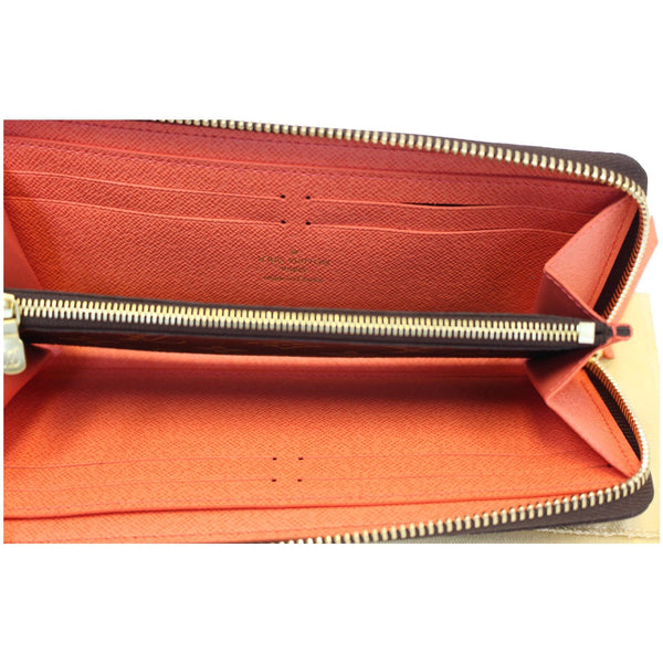 LOUIS VUITTON Clemence Monogram Canvas Wallet Brown