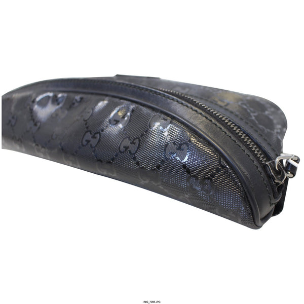 GUCCI GG Imprime Monogram Waist Bum Bag Black 233269