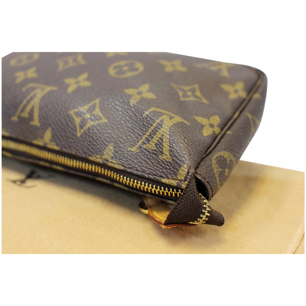 LOUIS VUITTON Pochette Accessoires Monogram Canvas Pouch Bag Brown-US