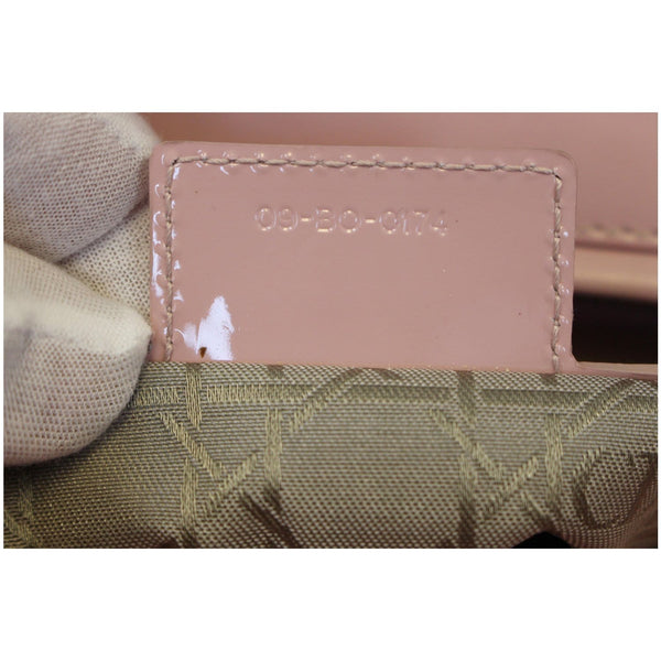 CHRISTIAN DIOR Quilted Patent Leather Lady Dior Large Shoulder Bag-US