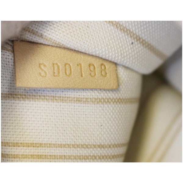 Louis Vuitton Neverfull MM Wristlet Damier Azur Pouch - lv tag