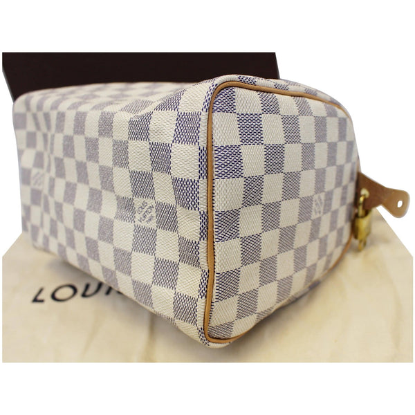 LOUIS VUITTON Speedy 25 Damier Azur Satchel Bag-US
