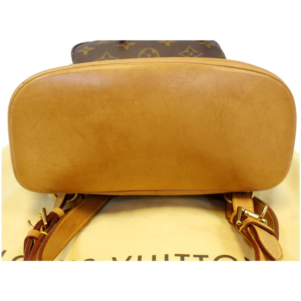 LOUIS VUITTON Montsouris MM Monogram Canvas Backpack Bag Brown