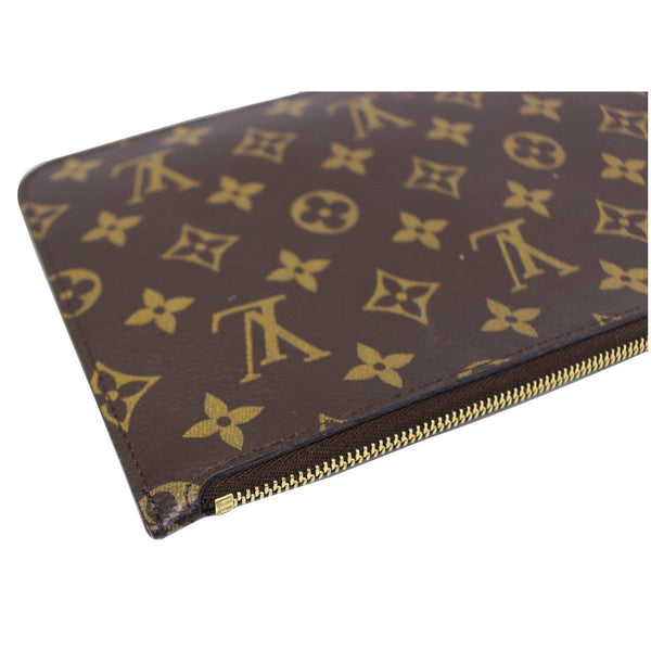 LOUIS VUITTON Monogram Canvas Pochette Wristlet Pouch Neverfull MM