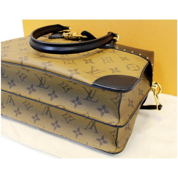 LOUIS VUITTON City Malle MM Reverse Monogram Shoulder Handbag-US