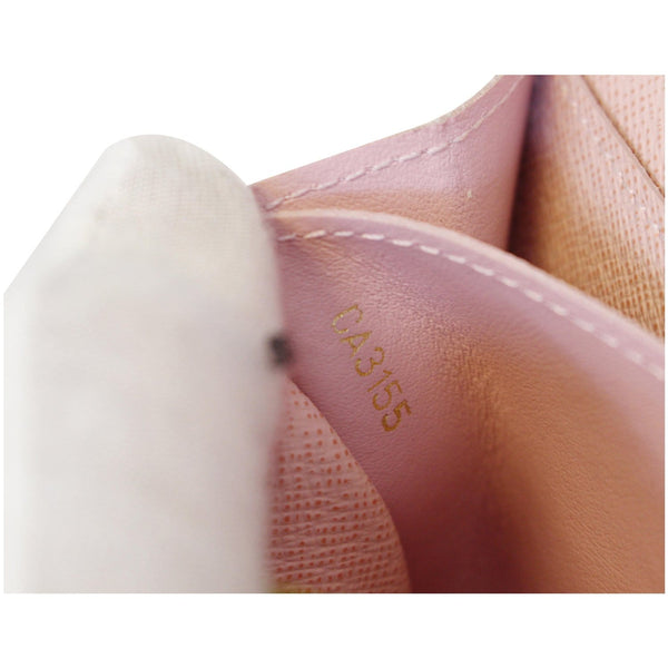 Louis Vuitton Caissa - Lv Damier Ebene Wallet - inside view