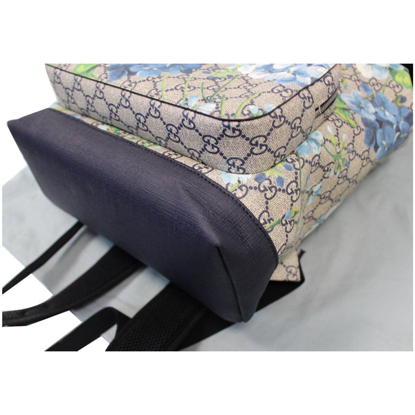 GUCCI Blooms Print GG Canvas Backpack Blue 406398