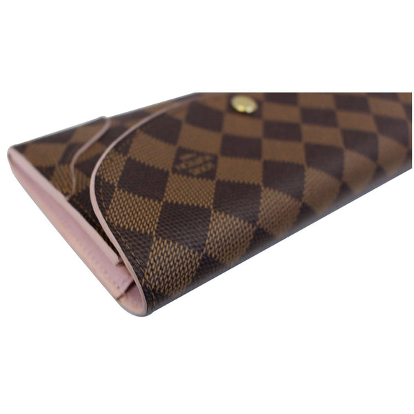 Louis Vuitton Caissa Damier Ebene Wallet - corner view