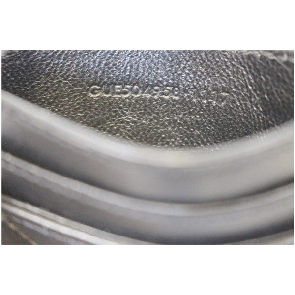 YVES SAINT LAURENT Loulou Matelasse Card Case Holder Black