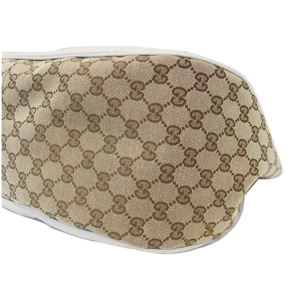 GUCCI Charlotte GG Monogram Beige/White Tote Shoulder Bag