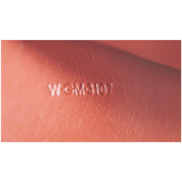 CELINE Oval Flap Leather Strap Clutch Shoulder Bag Red