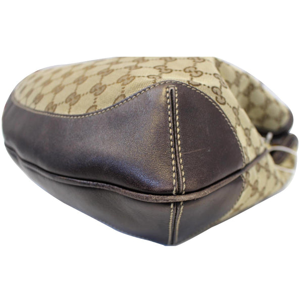 GUCCI GG Canvas Peggy Medium Bamboo Top Handle Bag Brown-US