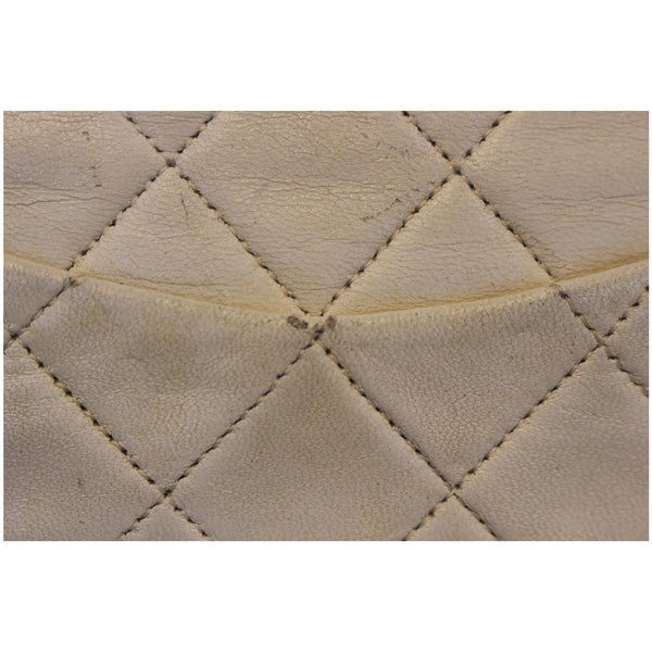 Chanel Classic Medium Double Flap Shoulder Bag Bag Ivory-US