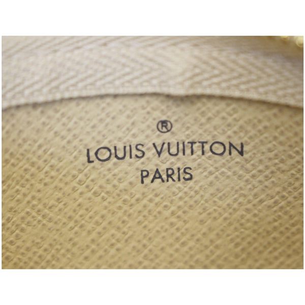 LOUIS VUITTON Key Coin Pouch Damier Azur White