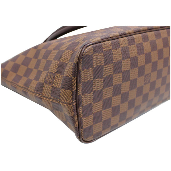 LOUIS VUITTON Saleya PM Damier Ebene Tote Shoulder Bag Brown