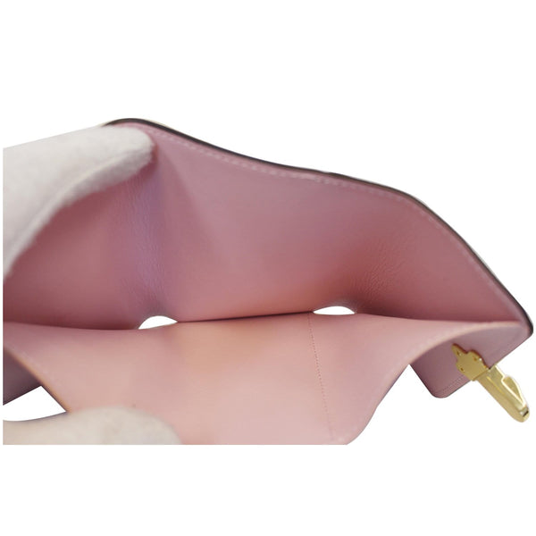 LOUIS VUITTON Cherrywood Compact Wallet Rose Ballerine