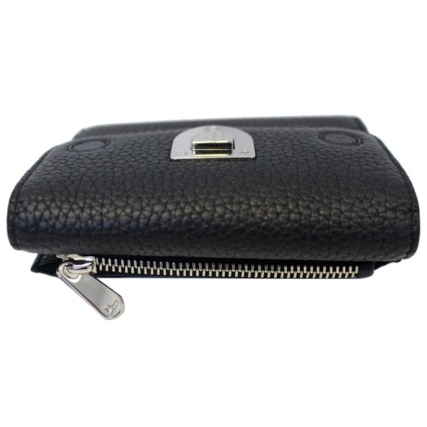 Christian Dior Noir Black Leather Wallet-US
