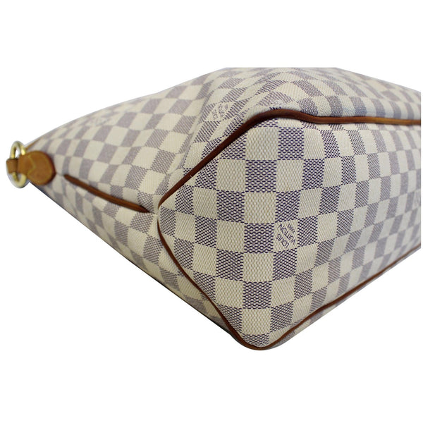 LOUIS VUITTON Delightful PM Damier Azur Shoulder Hobo Bag White