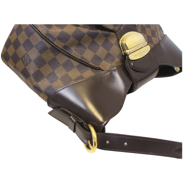 LOUIS VUITTON Sistina PM Damier Ebene Shoulder Handbag-US