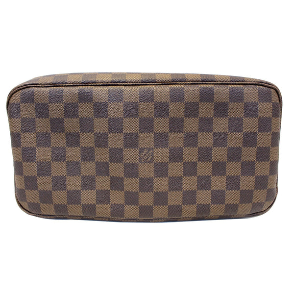 Louis Vuitton Neverfull MM Damier Ebene Bag - back view