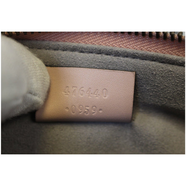 GUCCI GG Marmont Quilted Leather Zip Pouch Bag Pink